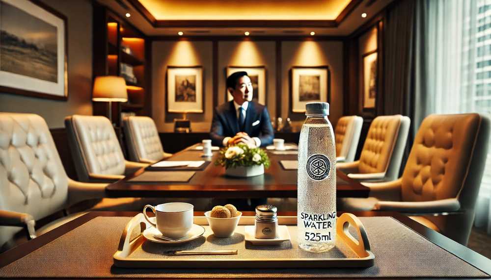 《在尊榮客戶面前，水不該將就，現在就提升為悅氏氣泡水》 